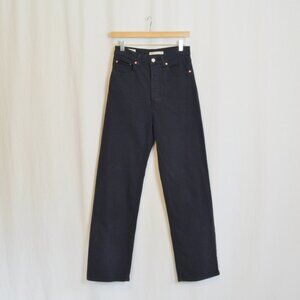 Levi's® Premium Ribcage Full Length Women's Jeans size 27 in black